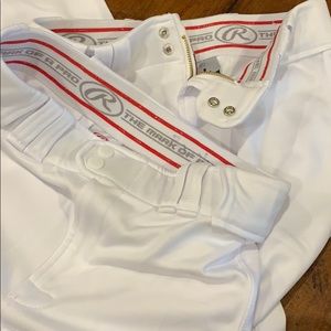 2 Youth Large semi relaxed-Rawlings baseball pants